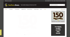 Desktop Screenshot of barlowshoes.com.au